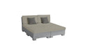 Ledge Lounger SG 4 Piece Sunchair — Granite Gray Base-4630 Cadet Grey Fabric