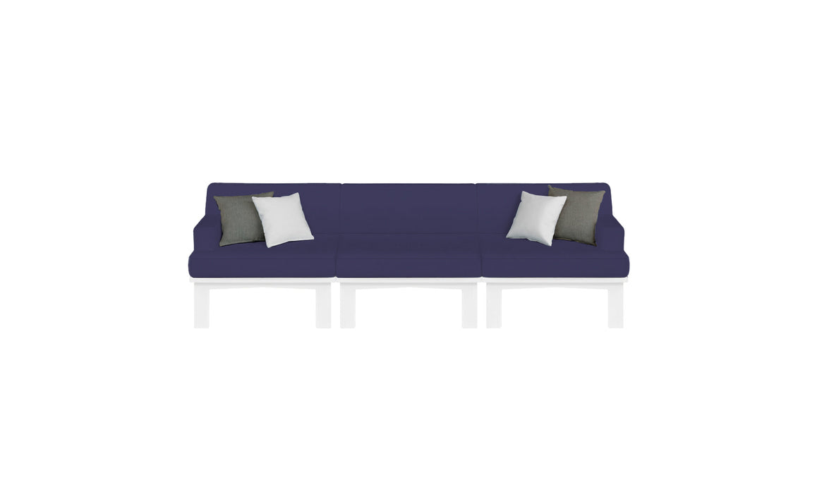 Ledge Lounger Mainstay Sectional Arrangement 3 Piece Sofa — Mainstay Sectional Arrangement 3 Piece Sofa