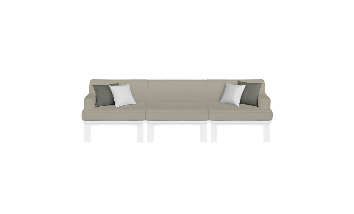 Ledge Lounger Mainstay Sectional Arrangement 3 Piece Sofa — Mainstay Sectional Arrangement 3 Piece Sofa