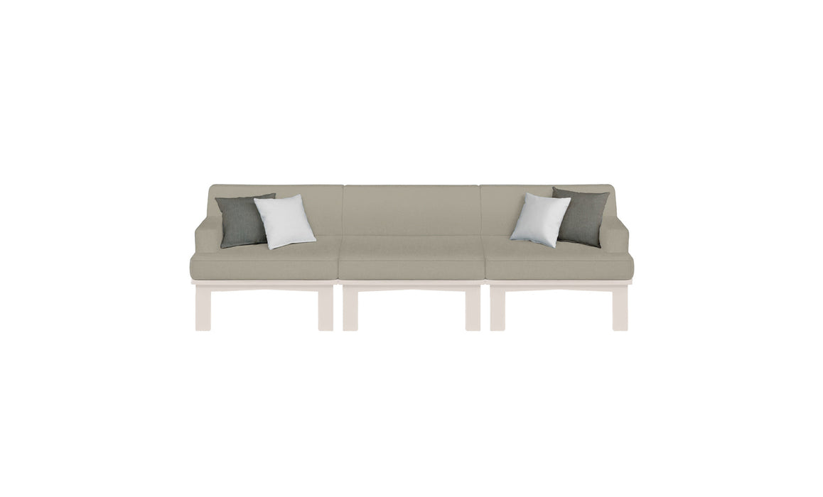 Ledge Lounger Mainstay Sectional Arrangement 3 Piece Sofa — Mainstay Sectional Arrangement 3 Piece Sofa