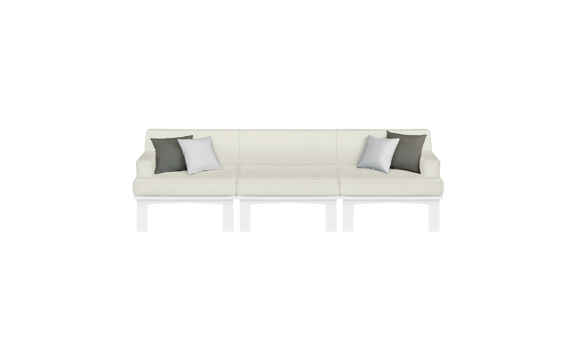 Ledge Lounger Mainstay Sectional Arrangement 3 Piece Sofa — Mainstay Sectional Arrangement 3 Piece Sofa