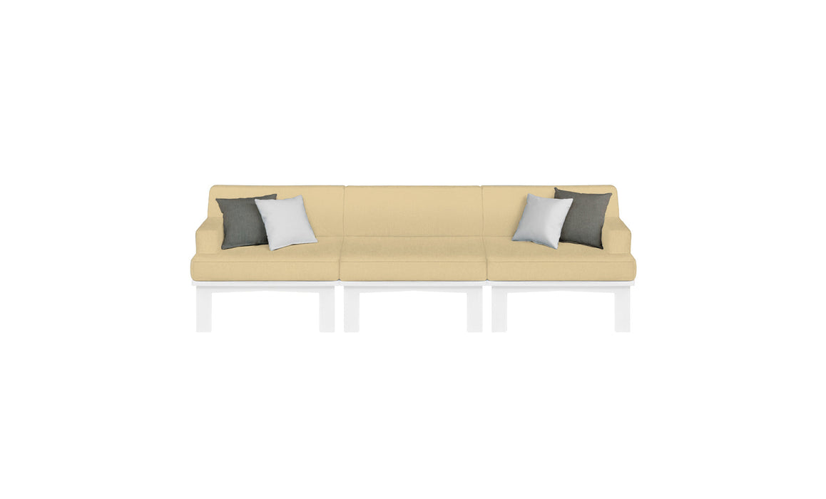 Ledge Lounger Mainstay Sectional Arrangement 3 Piece Sofa — Mainstay Sectional Arrangement 3 Piece Sofa