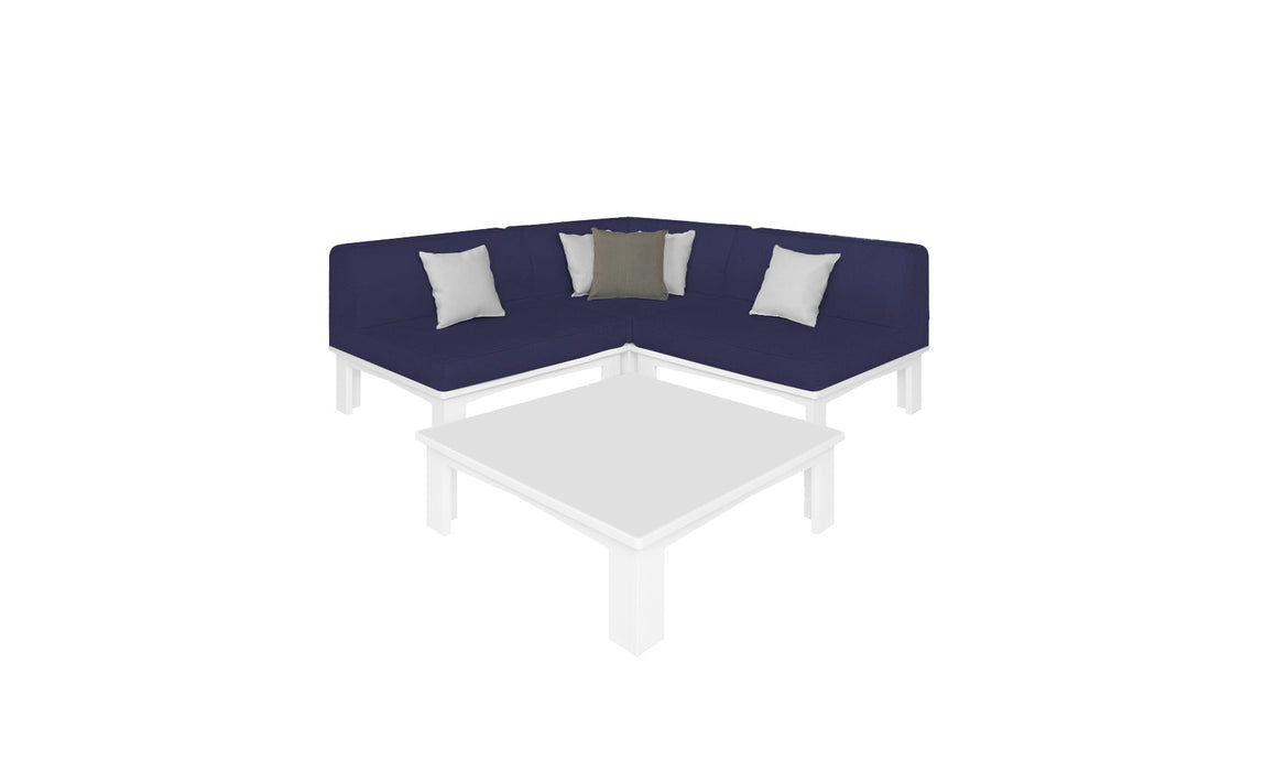 Ledge Lounger Mainstay Sectional Arrangement 4 Piece Diamond — Mainstay Sectional Arrangement 4 Piece Diamond