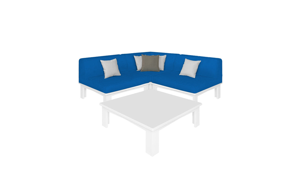 Ledge Lounger Mainstay Sectional Arrangement 4 Piece Diamond — Mainstay Sectional Arrangement 4 Piece Diamond