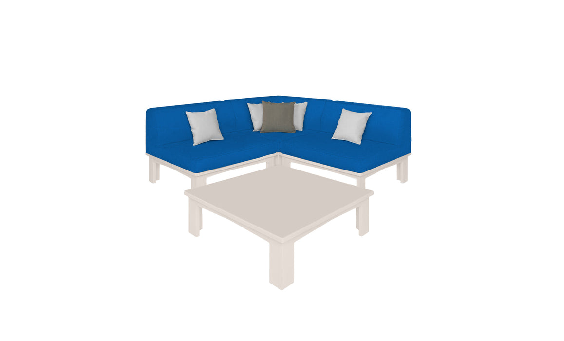 Ledge Lounger Mainstay Sectional Arrangement 4 Piece Diamond — Mainstay Sectional Arrangement 4 Piece Diamond