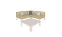Ledge Lounger Mainstay Sectional Arrangement 4 Piece Diamond — Mainstay Sectional Arrangement 4 Piece Diamond