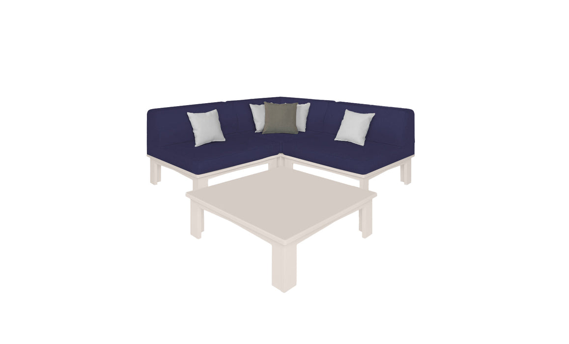 Ledge Lounger Mainstay Sectional Arrangement 4 Piece Diamond — Mainstay Sectional Arrangement 4 Piece Diamond