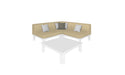 Ledge Lounger Mainstay Sectional Arrangement 4 Piece Diamond — Mainstay Sectional Arrangement 4 Piece Diamond