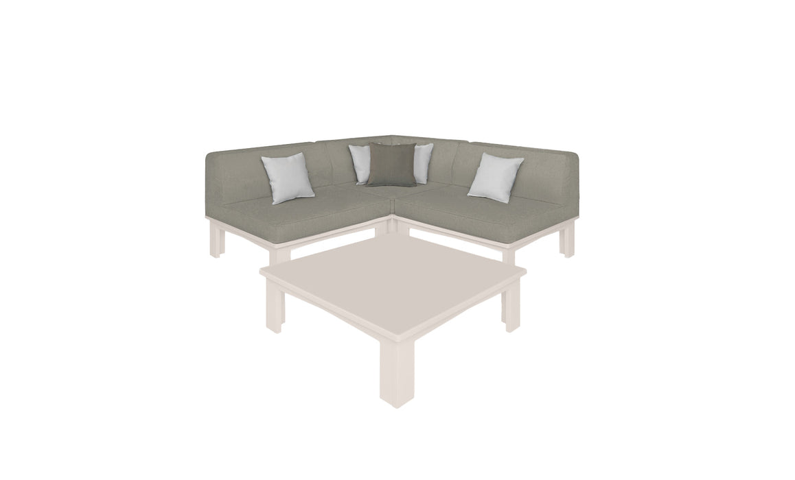 Ledge Lounger Mainstay Sectional Arrangement 4 Piece Diamond — Mainstay Sectional Arrangement 4 Piece Diamond