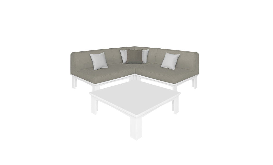 Ledge Lounger Mainstay Sectional Arrangement 4 Piece Diamond — Mainstay Sectional Arrangement 4 Piece Diamond