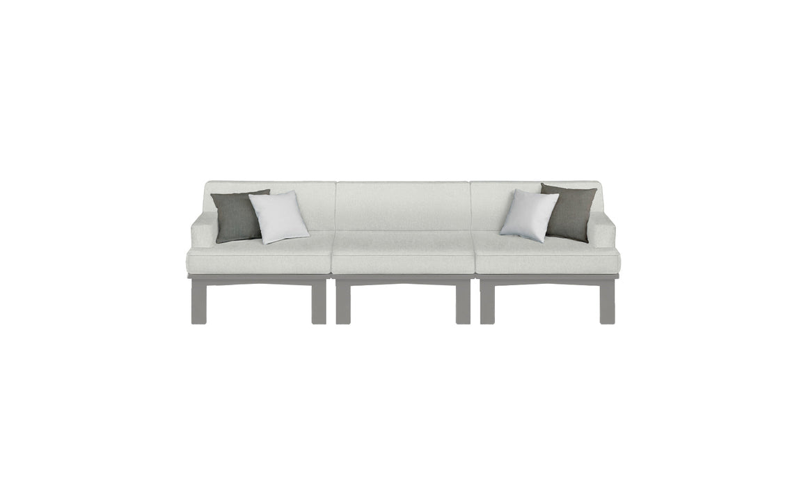 Ledge Lounger Mainstay Sectional Arrangement 3 Piece Sofa — Mainstay Sectional Arrangement 3 Piece Sofa