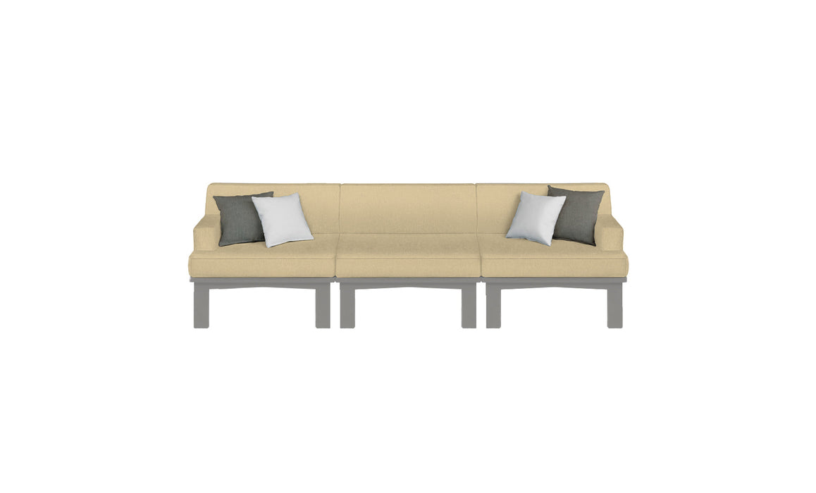 Ledge Lounger Mainstay Sectional Arrangement 3 Piece Sofa — Mainstay Sectional Arrangement 3 Piece Sofa