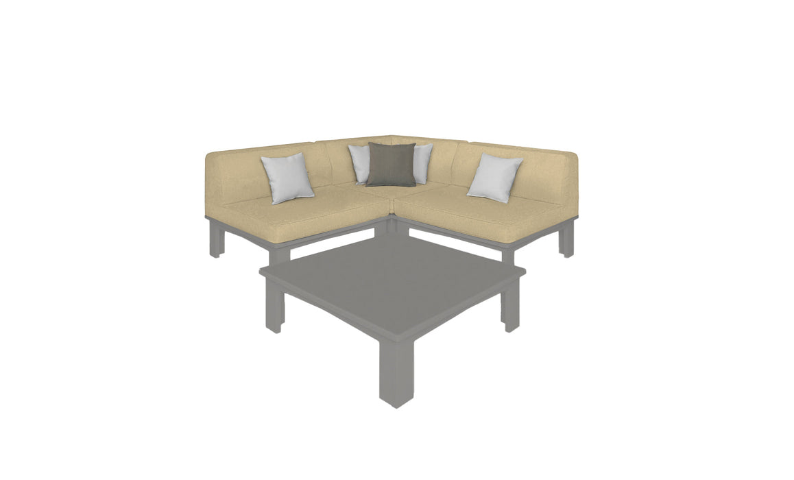 Ledge Lounger Mainstay Sectional Arrangement 4 Piece Diamond — Mainstay Sectional Arrangement 4 Piece Diamond