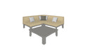 Ledge Lounger Mainstay Sectional Arrangement 4 Piece Diamond — Mainstay Sectional Arrangement 4 Piece Diamond