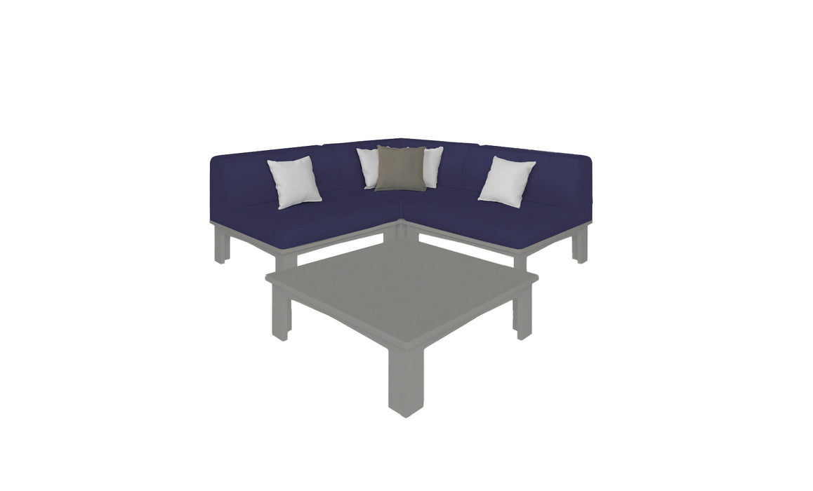 Ledge Lounger Mainstay Sectional Arrangement 4 Piece Diamond — Mainstay Sectional Arrangement 4 Piece Diamond