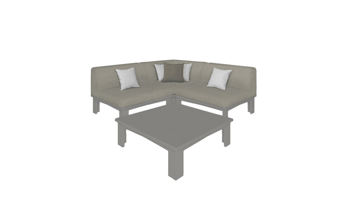 Ledge Lounger Mainstay Sectional Arrangement 4 Piece Diamond — Mainstay Sectional Arrangement 4 Piece Diamond