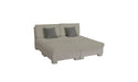 Ledge Lounger SG 4 Piece Sunchair — Sandstone Base-4630 Cadet Grey Fabric