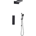 Cascada Showers 9"x22" Matt Black Wall Mounted Multi Settings Shower System - Product Image 7
