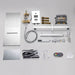Cascada Showers 9"x22” Music LED shower set with Single Valve & LCD Display - Product Image 6