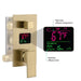 Cascada Showers 9"x22” Music LED shower set with Valve & LCD Display - Product Image 9