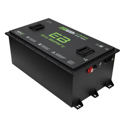 70V 165Ah LiFePO4 Battery - angle view
