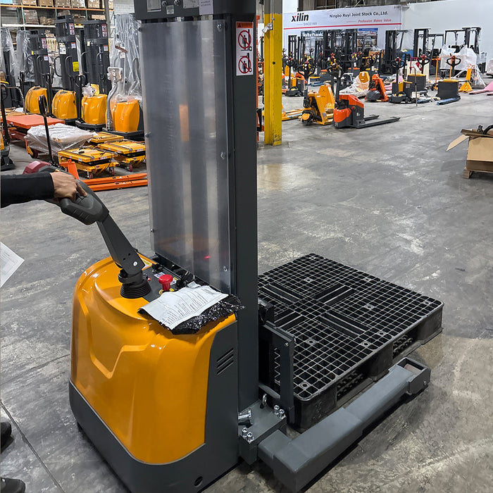 Xilin CTD15R-EN-98 full electric stacker dimensions and capacity diagram