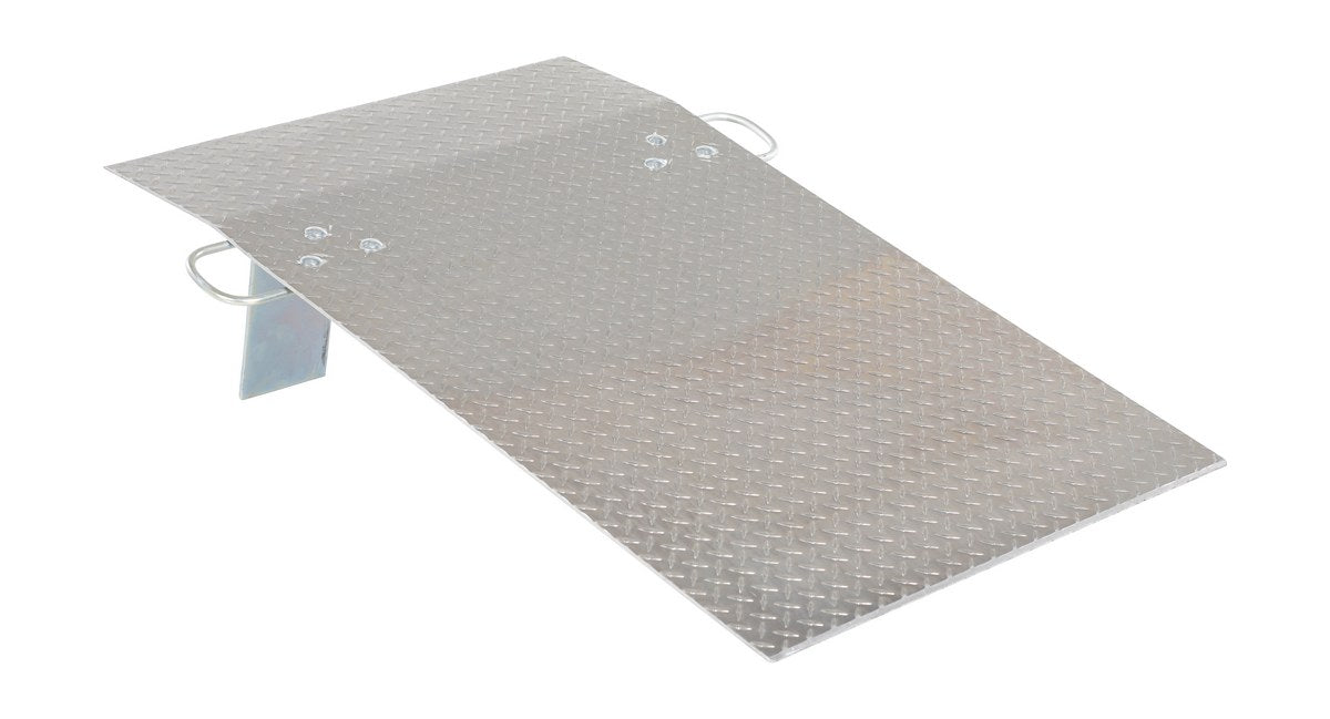 Vestil A-3048 Aluminum Hand Truck Dock Plate 30 in. x 48 in. 500 lb. Capacity Silver