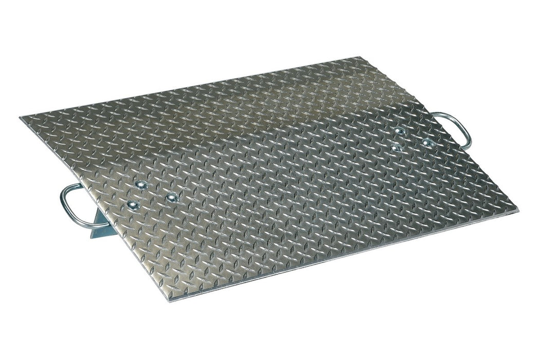 Vestil A-3624 Aluminum Hand Truck Dock Plate 36 in. x 24 in. 500 lb. Capacity Silver