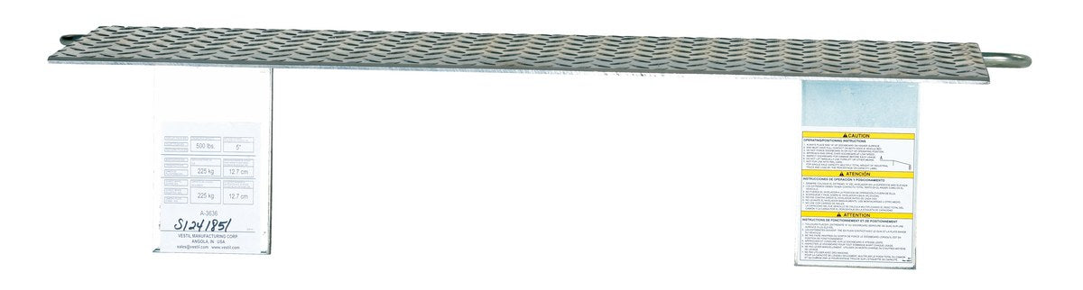 Vestil A-3636 aluminum hand truck dock plate - view 4