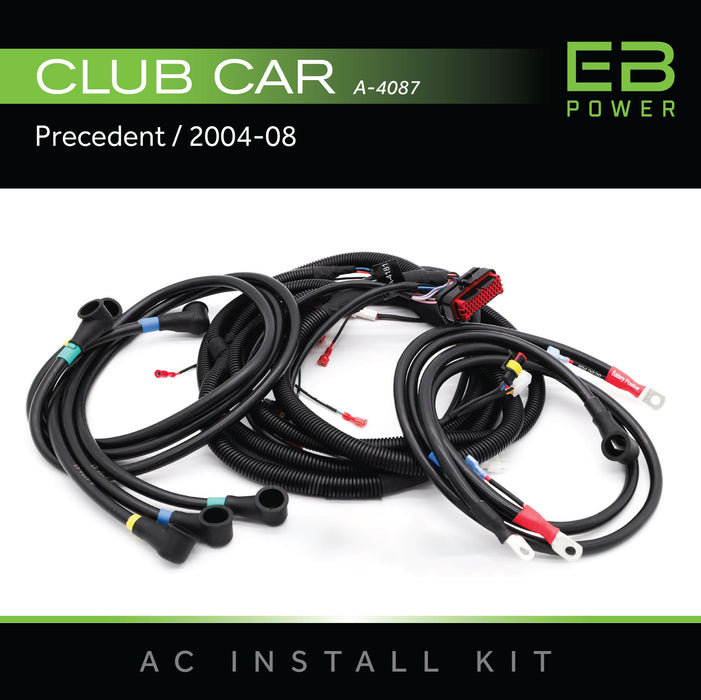 Eco Battery AC Install Kit — Club Car Precedent — 2004-08