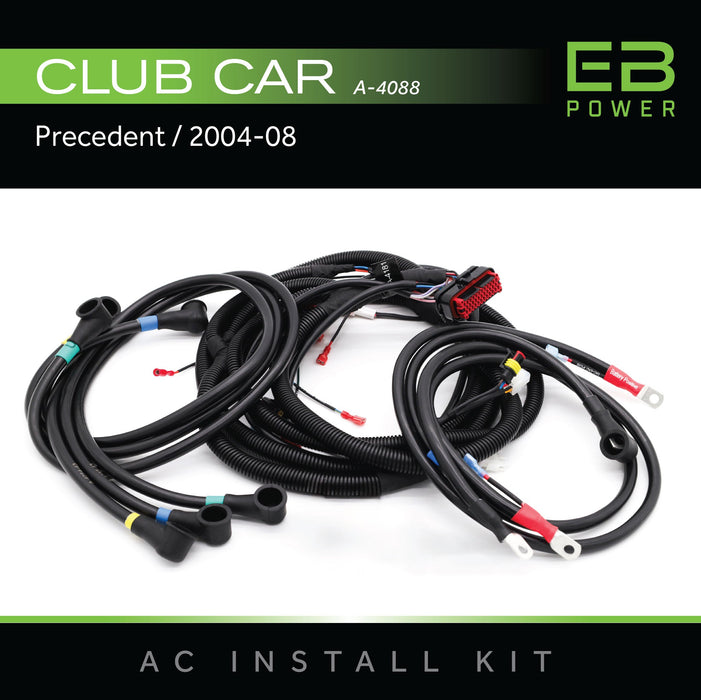 Eco Battery Adapter AC Install Kit — Club Car Precedent — 2004-08