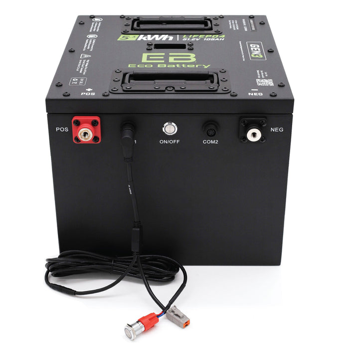 48V 160Ah LiFePO4 Battery Bundle / Club Car Carryall - alternate view