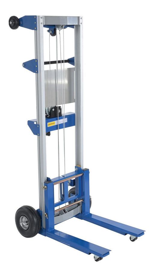 Vestil A-LIFT-PN Pneumatic Rear Wheels For Hand Winch Lift Trucks 10 in. x 4 in. Black