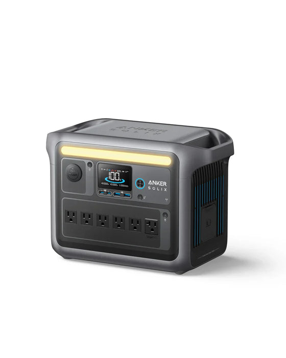 Green Vista Living Anker SOLIX C1000X Solar Generator + 200W Solar Panel - Alternate View