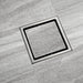 wonderland shower inc Brushed nickel stainless floor drain 6x6inch - Main Product Image