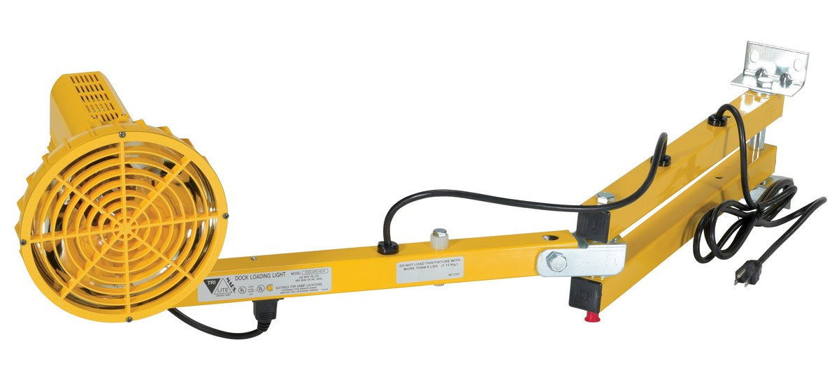 Vestil AALLS-40 aluminum adjustable high pressure sodium double arm loading dock - view 3