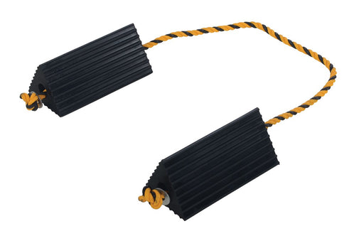 Vestil AC-13 rubber airline wheel chock - view 2
