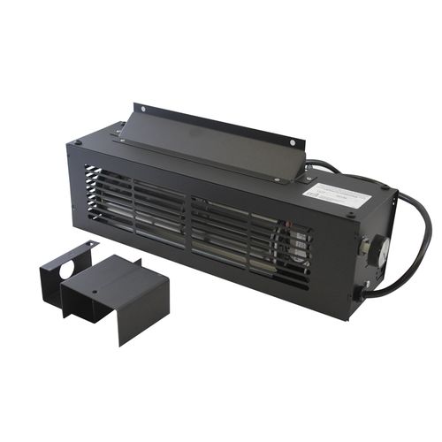 Drolet 130 CFM Blower With Thermodisc stove blower - front view
