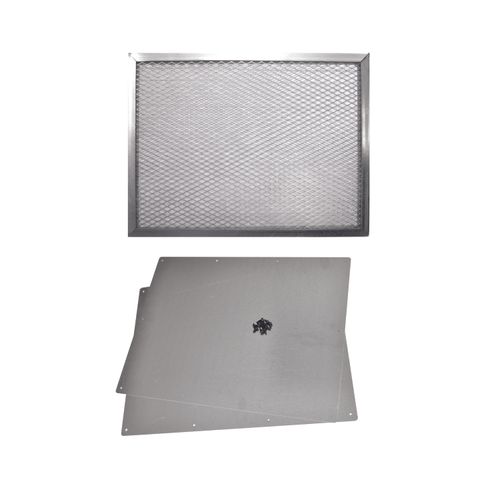 Drolet Washable Aluminum Air Filter With Support (20" X 15" X 1") air filter - front view