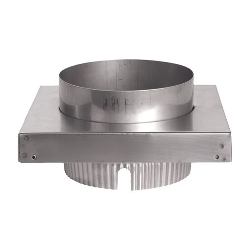 Drolet 6" Draw Collar For Wood Insert draw collar - front view
