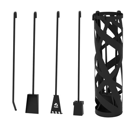 Drolet Papyrus Fireplace Tool Set fireplace tool set - front view