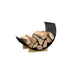 Drolet Fusio Log Holder wood storage - front view