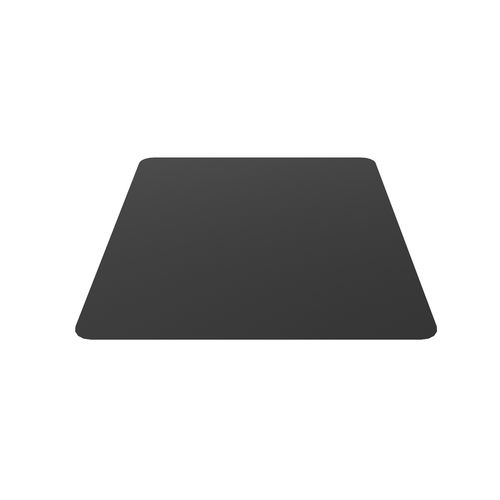 Drolet Black Steel Hearth Pad 41 1/4" X 44" hearth pad - front view