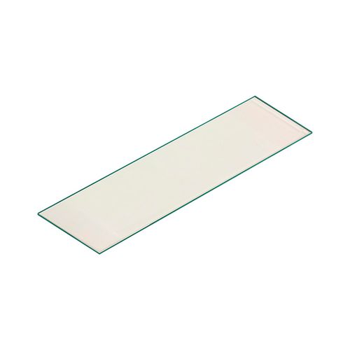 Drolet Tempered Glass Hearth Pad 10 Mm - 18" X 50" hearth pad - front view