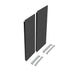 Drolet 53" X 58 1/2" Certified Modular Heat Shield System heat shield - front view
