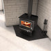 Drolet Modular Hearth Pad System 60" - Corner hearth pad - side angle