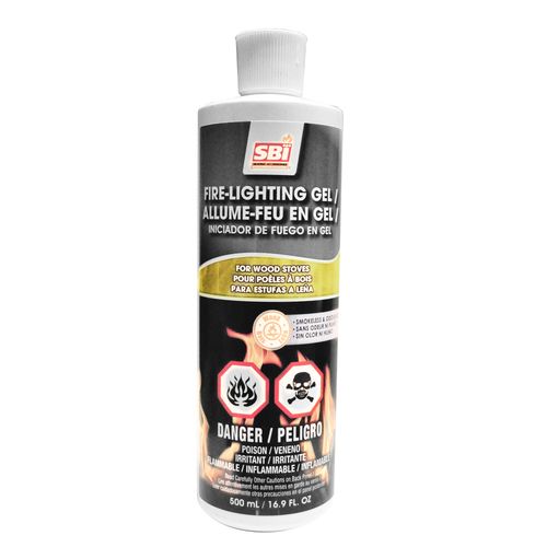 Drolet Fire Lighting Gel (500 Ml - 16 Fl.Oz.) fire starter - front view