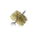 Drolet 4" Round Pellet Stove Brush, Heavy Duty (1/4"-20 Thread) AC04506