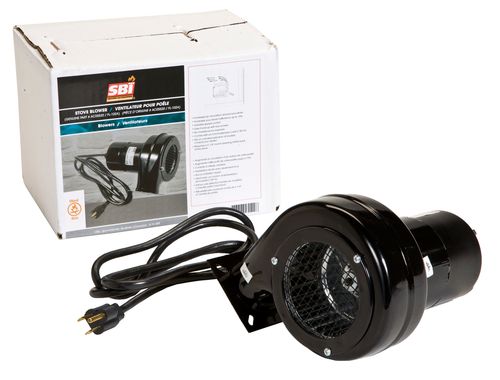 Drolet Blower With Variable Speed Control (up To 100 CFM) stove blower - front view