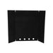 Drolet Black Heat Shield heat shield - front view